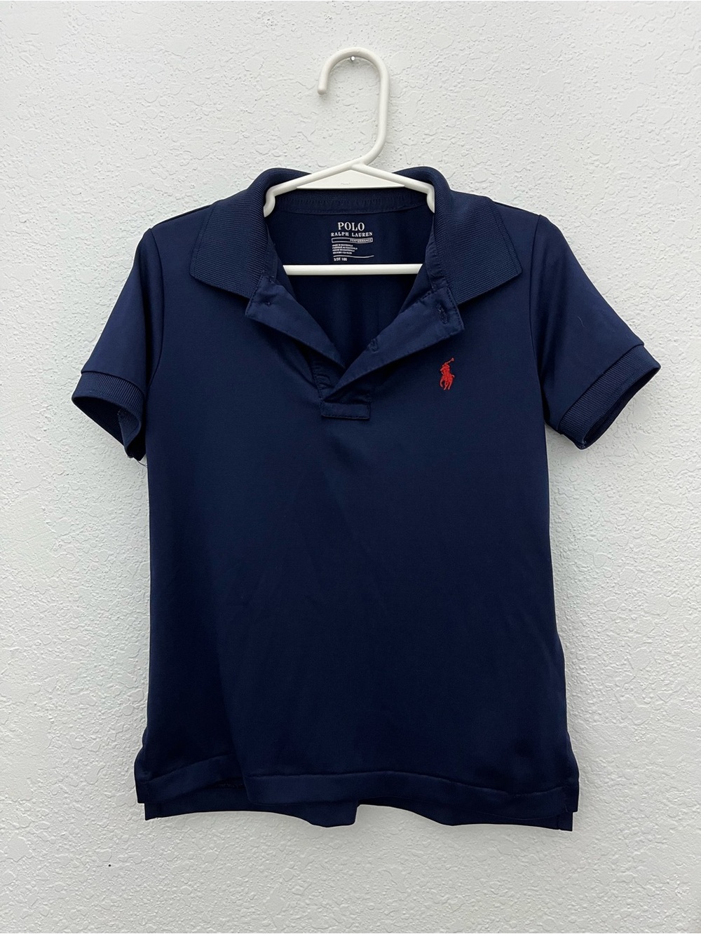Ralph Lauren Navy Polo with Red Pony Embroidery 3T Boys